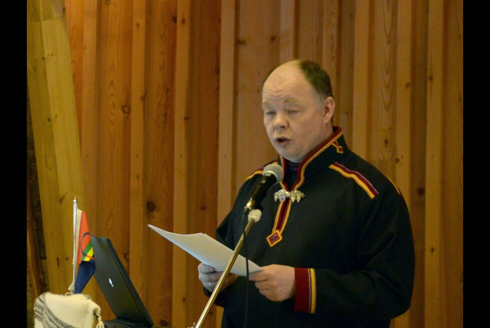Sametingsråd Henrik Olsen (NSR).
 Foto: Steinar Solaas