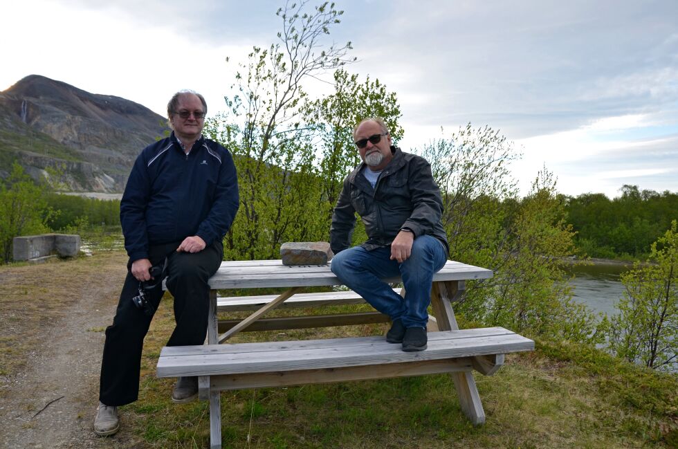 Med et hektisk program gikk dagene fort. Resultatet vil man kunne lese i den kommende boken som Alvin Rosfjord nå skriver.
 Foto: Roger Albrigtsen