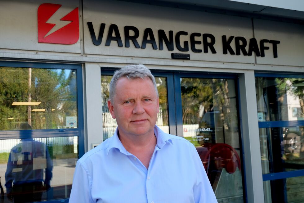 Terje Skansen er den nye «kraftkaren» som leder Varanger Kraft.
 Foto: Bjørn Hildonen