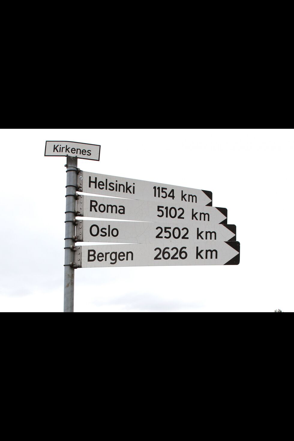 Dette skiltet er misvisende per dags dato.
 Foto: Silje L. Kvammen