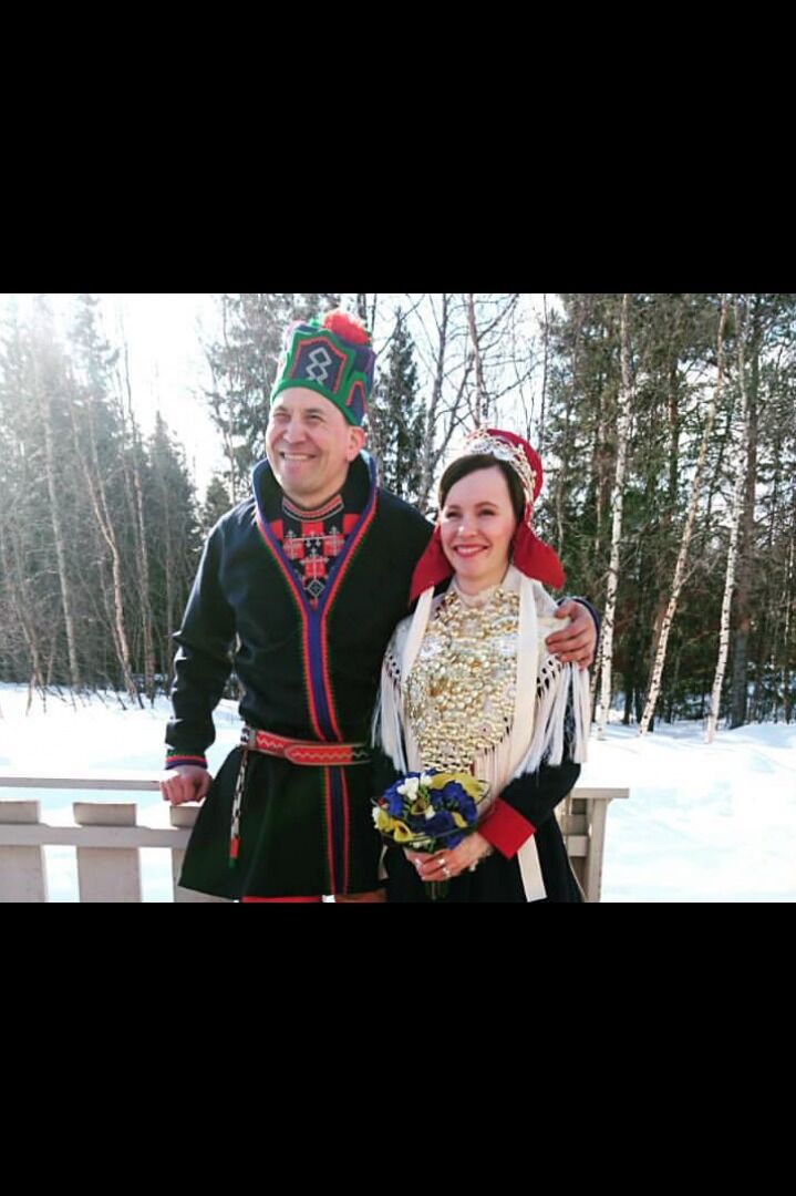 Joseph Fjellgren og Inger Eline Eriksen er nygift.
 Foto: Privat