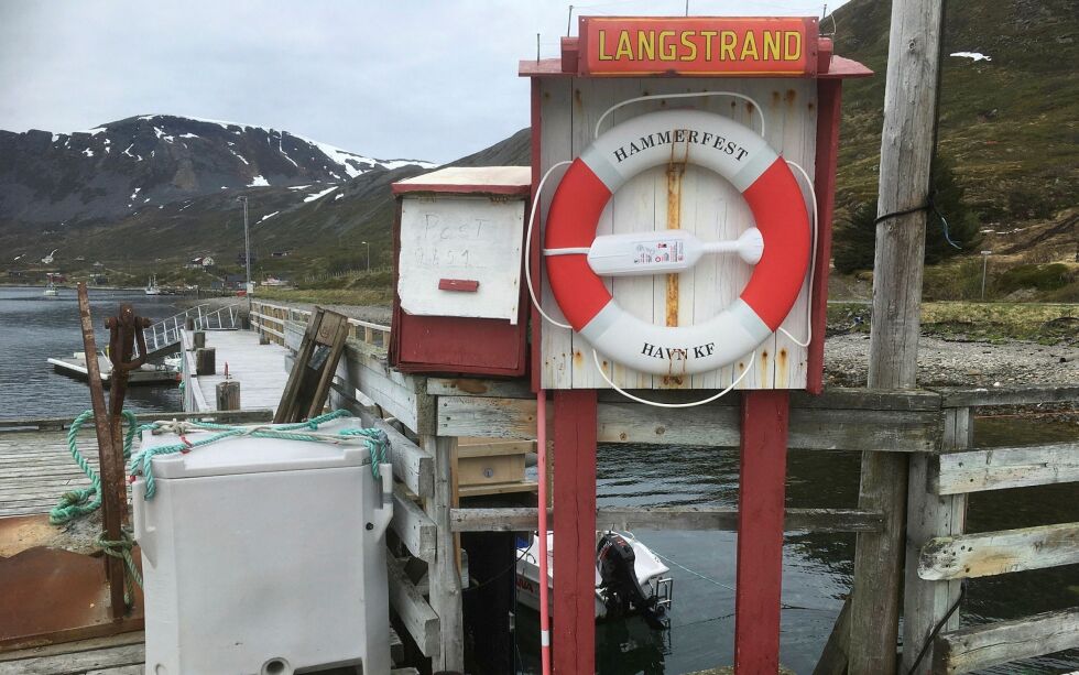 Steinraset som stenger veien mellom Langstrand og Lotre på Sørøya i Hammerfest kommune, vil koste kommunen millioner å rydde opp. Den beste løsningen for øyeblikket er å styrke båtrutetilbudet til Sørøya.
 Foto: Sonja E. Andersen