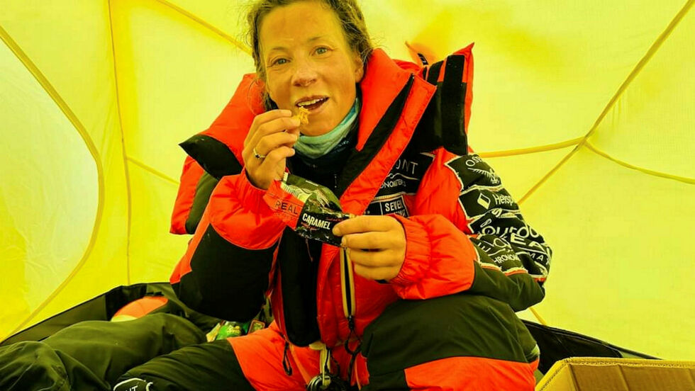 Kristin Harila går nå inn i en ny fase i sitt rekordforsøk.
 Foto: Privat