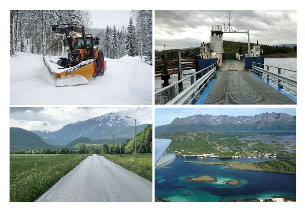 Folk bør være trygg for at bygdeveien i Trysil blir brøytet, ferga ikke blir for dyr til Årøya i Altafjorden, bussen til Beiarn går og at hurtigbåten anløper Helnessund i Steigen.
Foto av forfatteren