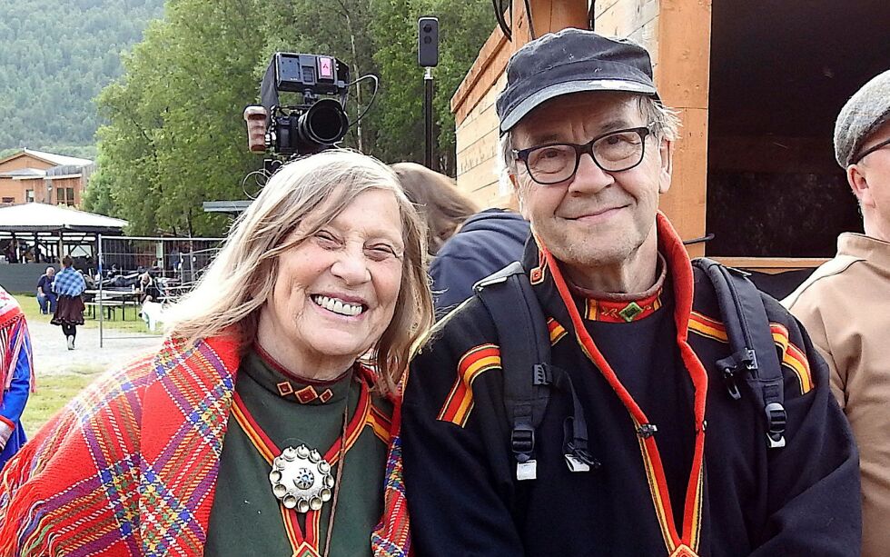Liv og Øyvind Rundberg skal delta på «Yoik for Peace» – støttekonsert for fred.
Foto: Elin M. Wersland