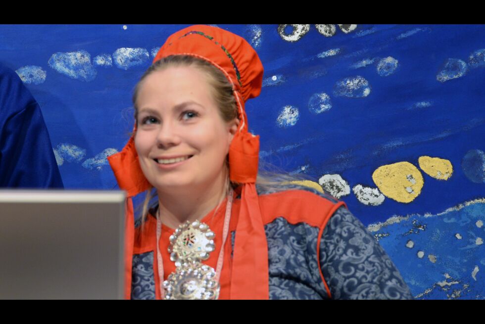 Aili Guttorm (NSR) er opptatt av samisk helse:
 Foto: Steinar Solaas