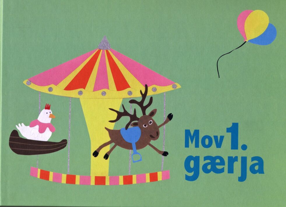 Dette er den første sørsamiske barneboka med litt av hvert samlet mellom to permer.