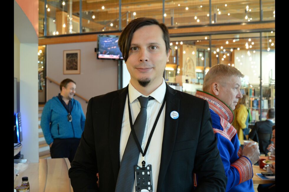 Jens Petter Kåven (Nordkalottfolket) leverte alterativ tenkning om utmarksbruk.
 Foto: Steinar Solaas