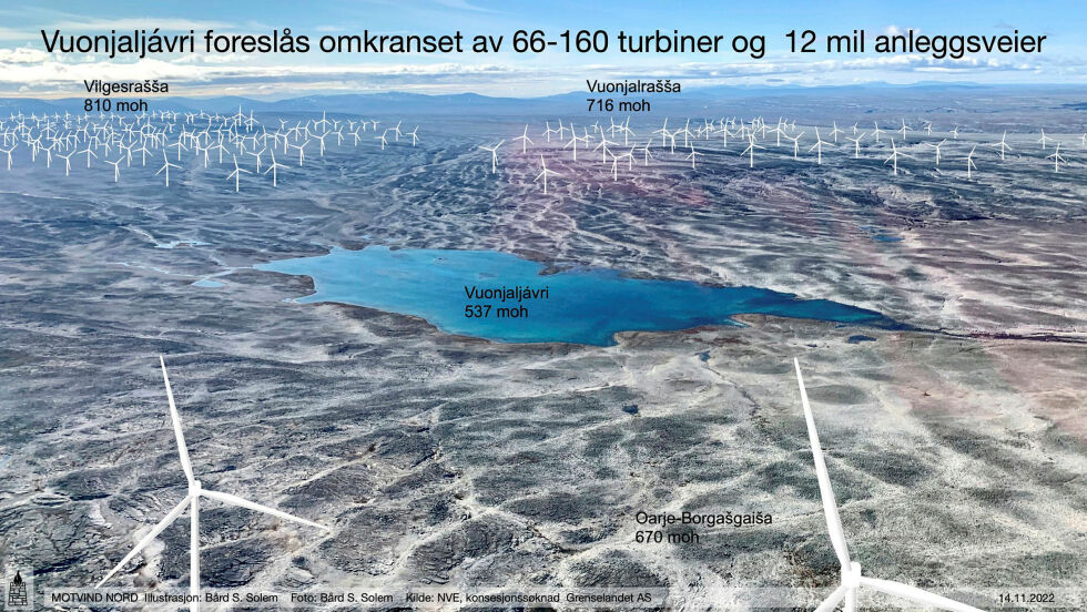 Illustrasjon av Bård S Solem, Kilde NVE, konsesjonssøknad Grenselandet AS
 Foto: Bård Solem