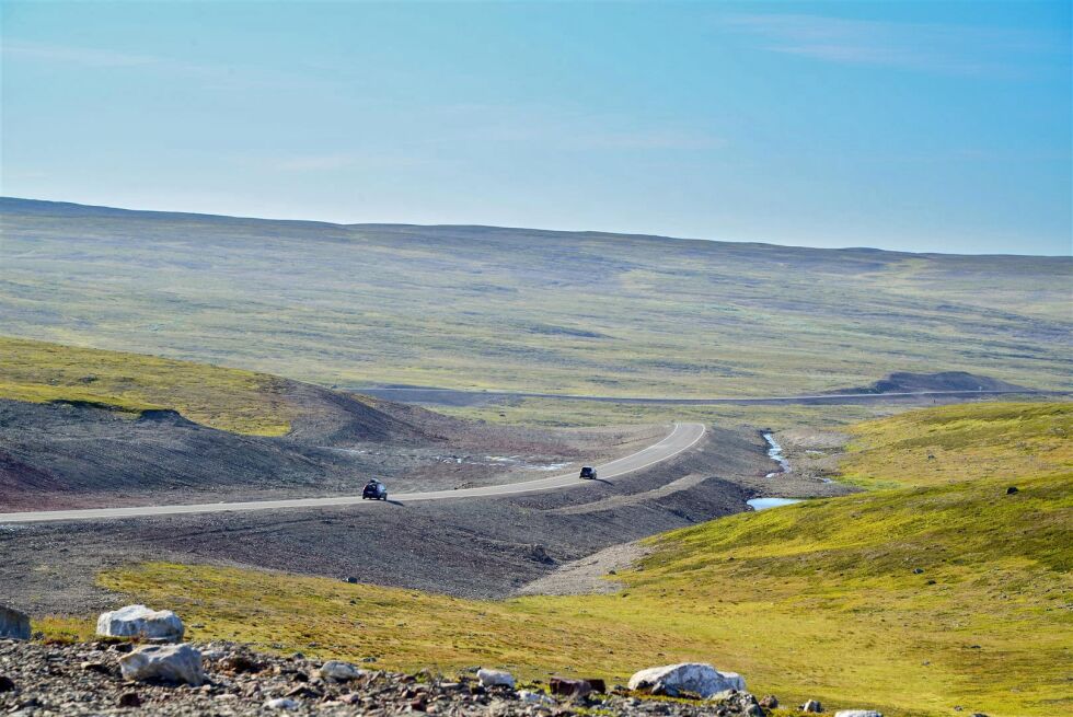 Fylkesveg 98 Ifjordfjellet er kåret til landets vakreste vei.
 Foto: Knut Opeide, Statens vegvesen