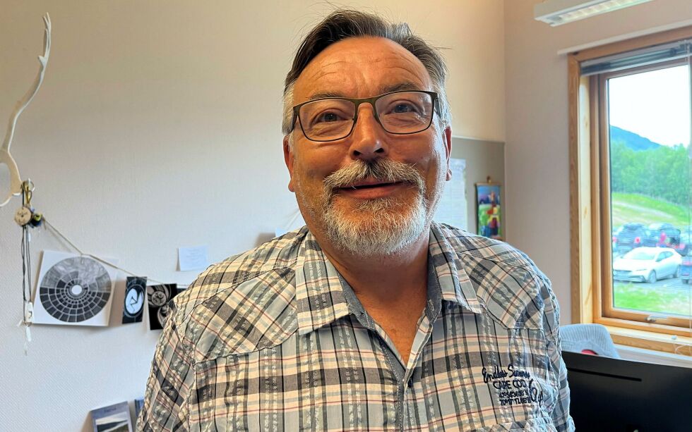 Svein Leiros forteller om HÅP.
 Foto: Elin M. Wersland