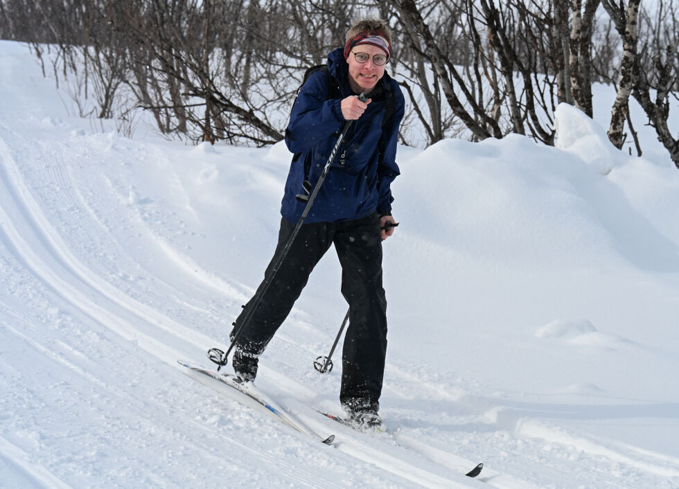 Med vinden i ryggen og velpreparerte løyper var det en fin dag i skisporet for de mange deltakerne.
 Foto: Irene Andersen