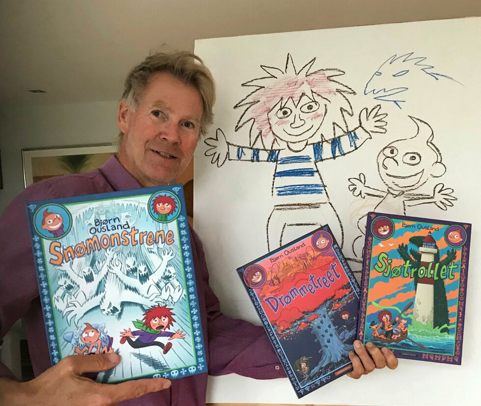 Bjørn Ousland er utdannet tegneserieskaper fra The Kubert School i USA. Han har illustrert over 50 barnebøker, 21 av dem med egen tekst og laget mer enn 10 tegneseriebøker. For bøkene og tegneseriene har han mottatt en rekke priser, blant annet Brageprisen, Kulturdepartementets spesialpris, og Kulturdepartementets pris for barne-og ungdomslitteratur fem ganger.
 Foto: Privat