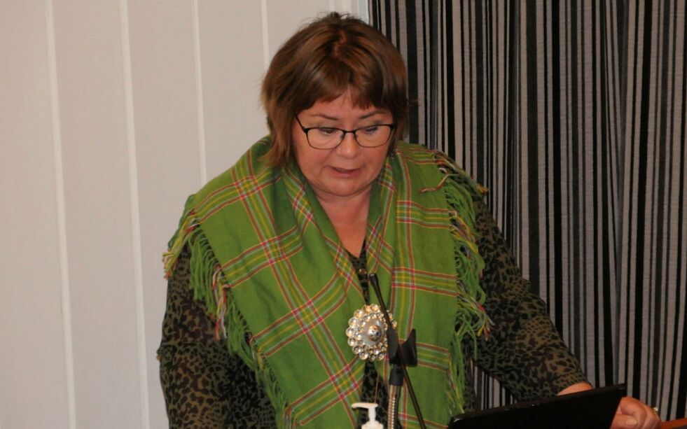 Aps Mariann Wollmann Magga har etter alle solemerker arbeida hardt for at Ap snudde i saken om Savios plass. Til slutt ble det nitten-tre i favør av fellesforslaget fra SV og Ap.
 Foto: Hallgeir Henriksen