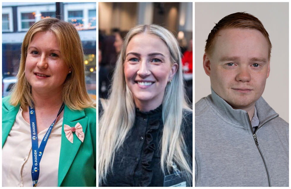 Kri­sti­ane Mau­no Kry­stad, Idunn To­bi­as­sen Mau­seth og Thomas Grønnli Pettersen
 Foto: Linn Marit Hermansen, Hammerfestingen/Frode Ersfjord/LO