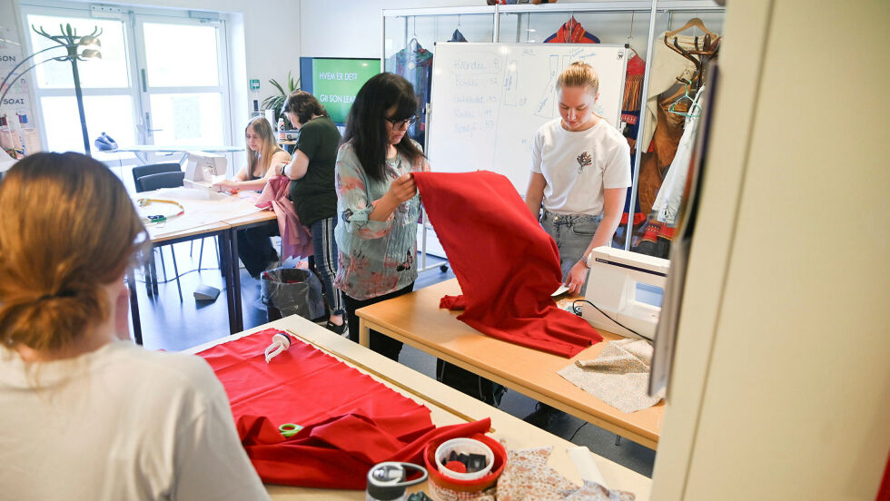 Lettkoftekurs i Lakselv.
 Foto: Irmelin Klemetzen