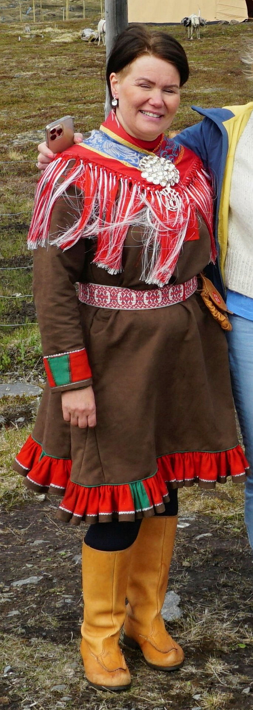 Heidi Kamilla Eira vil drive med samisk kulturformidling og turisme på Sarnes i Nordkapp.
 Foto: Geir Johansen