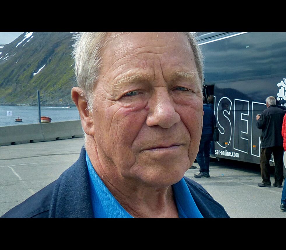 SVs Torger Samuelsen gikk i mot at Nordkapp kommune skulle forlenge løyvet for innkreving av avgift på Nordkapp-platået i kommunestyret tirsdag. Han var oppgitt over at både AP og Høyre sine representanter gikk inn for å forlenge løyvet.
 Foto: Arkiv