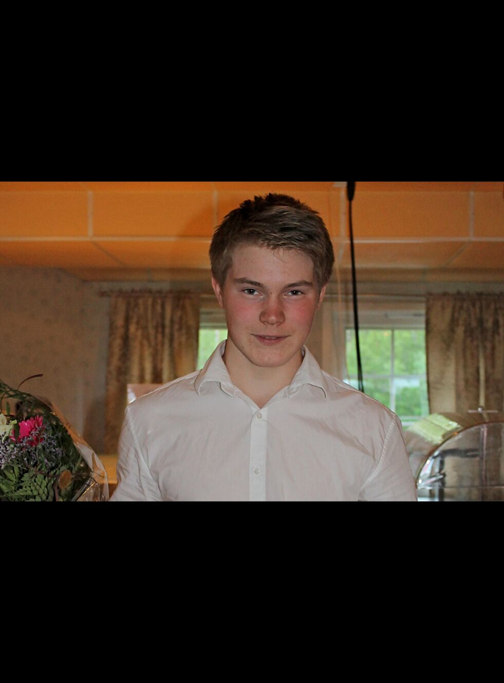 I fjor var det David Vorren, fra Vadsø Turnforening som ble tildelt Ulvangstipendet for sine resultatet i friidrett og karate.
 Foto: Linda Follesø, FIK