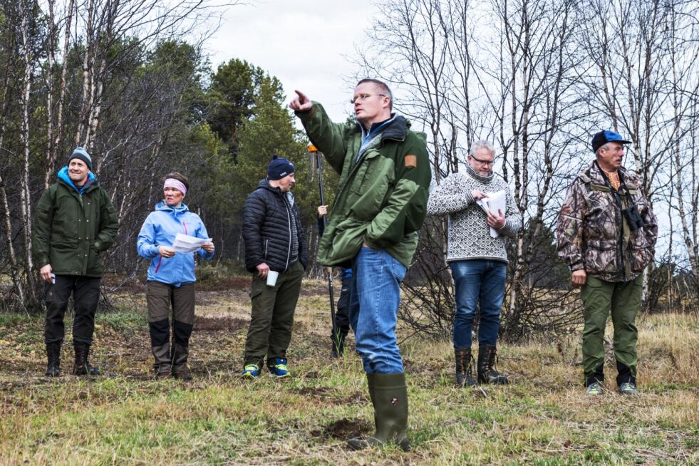 Stig Harbys (midten) anke til lagmannsretten i Basevuovdi-saken ble forkastet, men han fikk delvis medhold i saksbehandlingsfeil gjort av jordskifteretten. Her fra jordskifteretten i fjor høst.
 Foto: Frøydis F. Urbye (arkiv)
