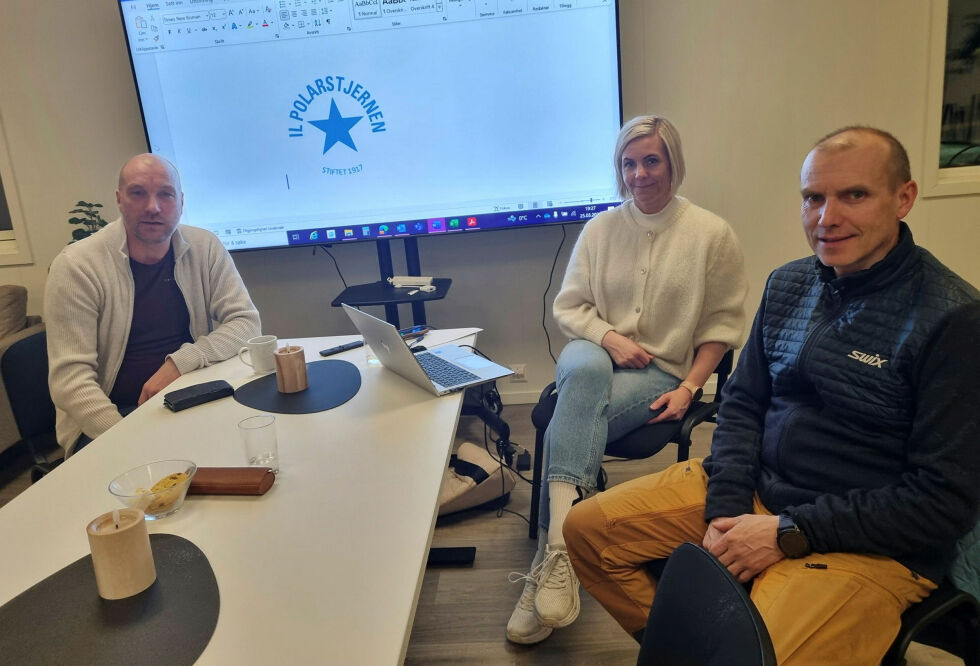 Hans Henrik Kristiansen (fra venstre), May Britt Harila og Svein Reiersen utgjør sammen med Per Ivar Harila styringsgruppa som nå har startet planleggingen av NNM på ski neste år.
 Foto: Torbjørn Ittelin