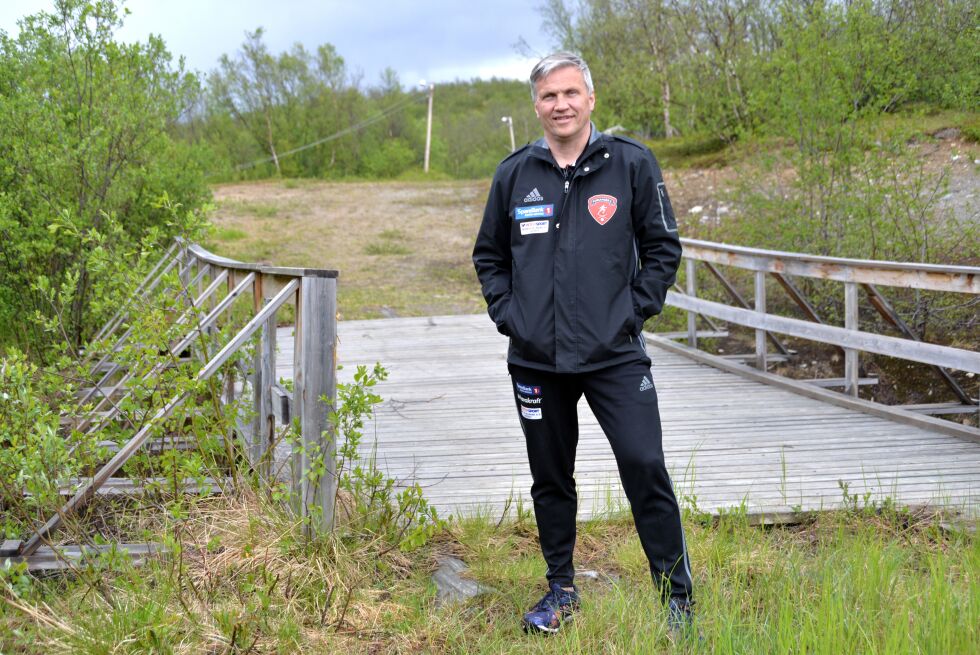 – Artig å prøve å arrangere et halvmaraton. Vi har ikke sånt i Finnmark så det er vel bare greit at vi satser på det, sier lederen i Porsanger idrettslag, Reidulf Høybakken.
 Foto: Sonja E. Andersen