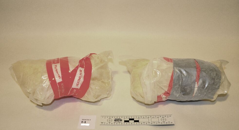 Det er gjort beslag av omlag 7,5 kg amfetamin og en større mengde kokain i Vest-Finnmark i løpet av sommeren.
 Foto: Politiet i Finnmark