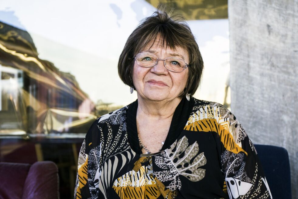Ragnhild Nystad, som har lang fartstid innenfor sykepleie, holdt innlegg om menneskerettigheter for eldre.
 Foto: June Helén Bjørnback