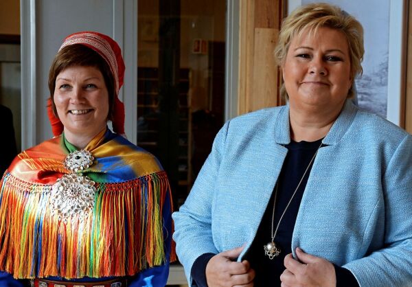 Statsministeren og sametingspresidenten