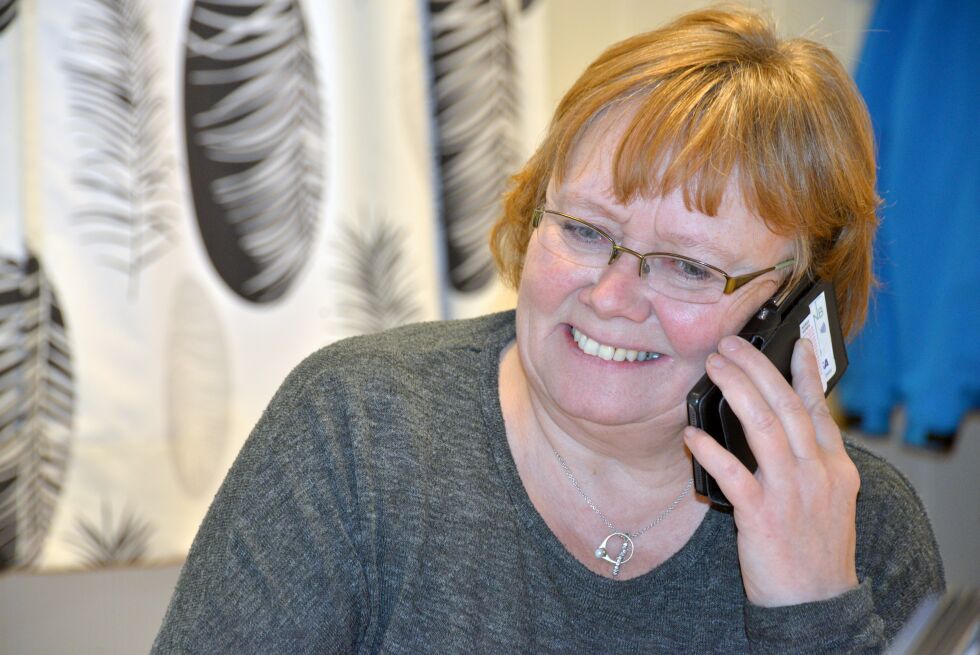 – Skuterforeninga er 30 år i år, så det er på tide, var Ann-Karin Pedersens spontane kommentar da hun fikk vite at hun er Porsanger snøscooterforenings første kvinnelige messegeneral.
 Foto: Sonja E. Anderseen