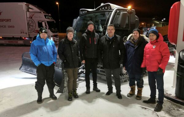 Nymaskinen på plass