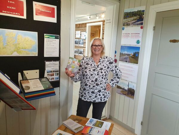 Turistinfo på museet i Polmak