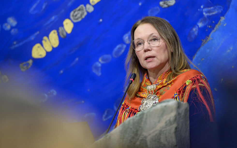 Anne Inger Eira Lilleng representerer Arbeiderpartiet i Nordre valgkrets. Hun møtte på Sametingets plenum som vara for Ronny Wilhelmsen.
 Foto: Cecilie Bergan Stuedal