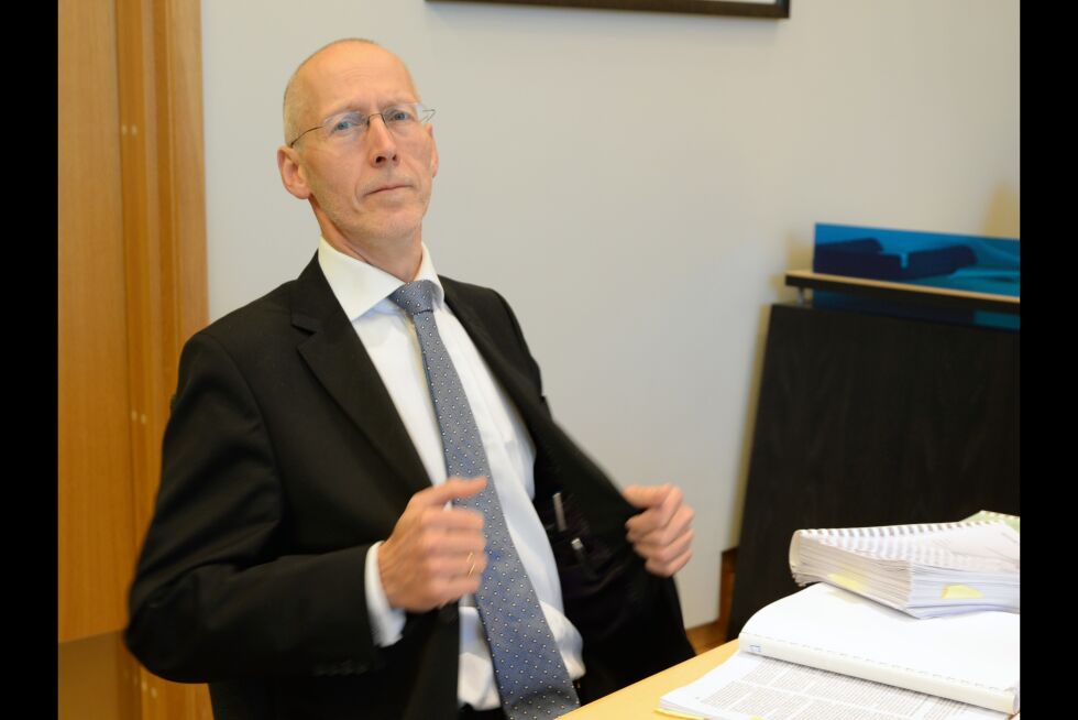 Bryjnar Østgård fra advokatfirmaet Østgård representerer Nesseby bygdelag i rettsaken i Utmarksdomstolen
 Foto: Steinar Solaas