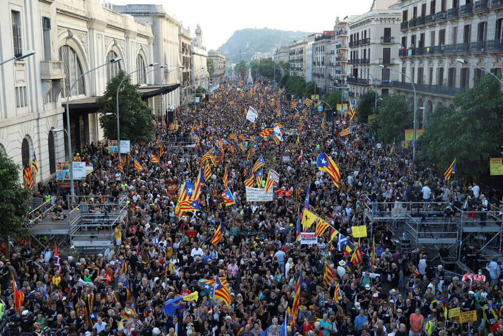 11. september minnes kata­la­nere tapet av Catalonias suverenitet
 Foto: Albert Salamé