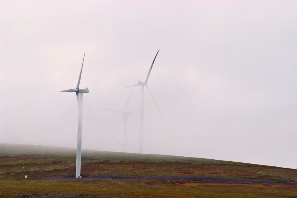 Vindkraftutbygging kan gi kommunale inntekter. Det er en av grunnene til at Tana sier nei til grensejusteringene bygdelagene i Levajok og Valjok har bedt om. (Illustrasjonsfoto)
 Foto: Lars Birger Persen