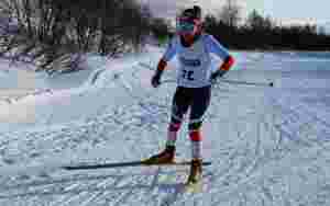 Elen på skisamling med juniorlandslaget