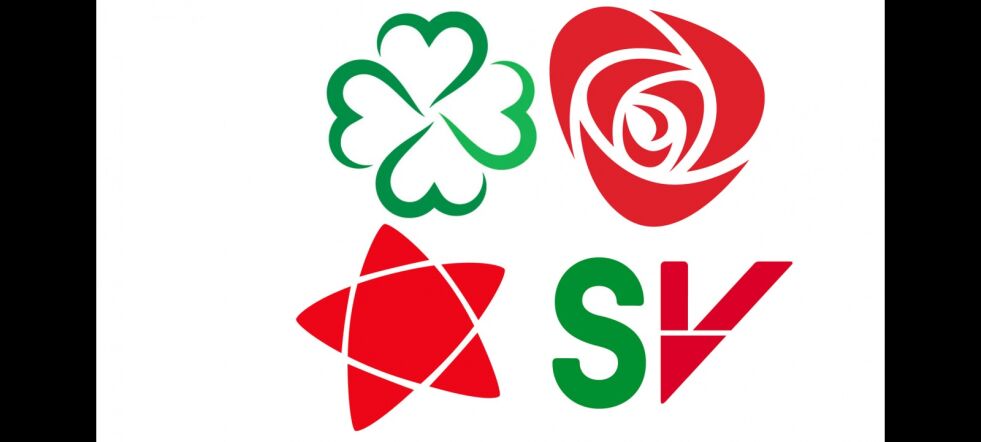 Partilogoer
 Foto: Senterpartiet, Arbeiderpartiet, Sosialistisk Venstreparti, Rødt