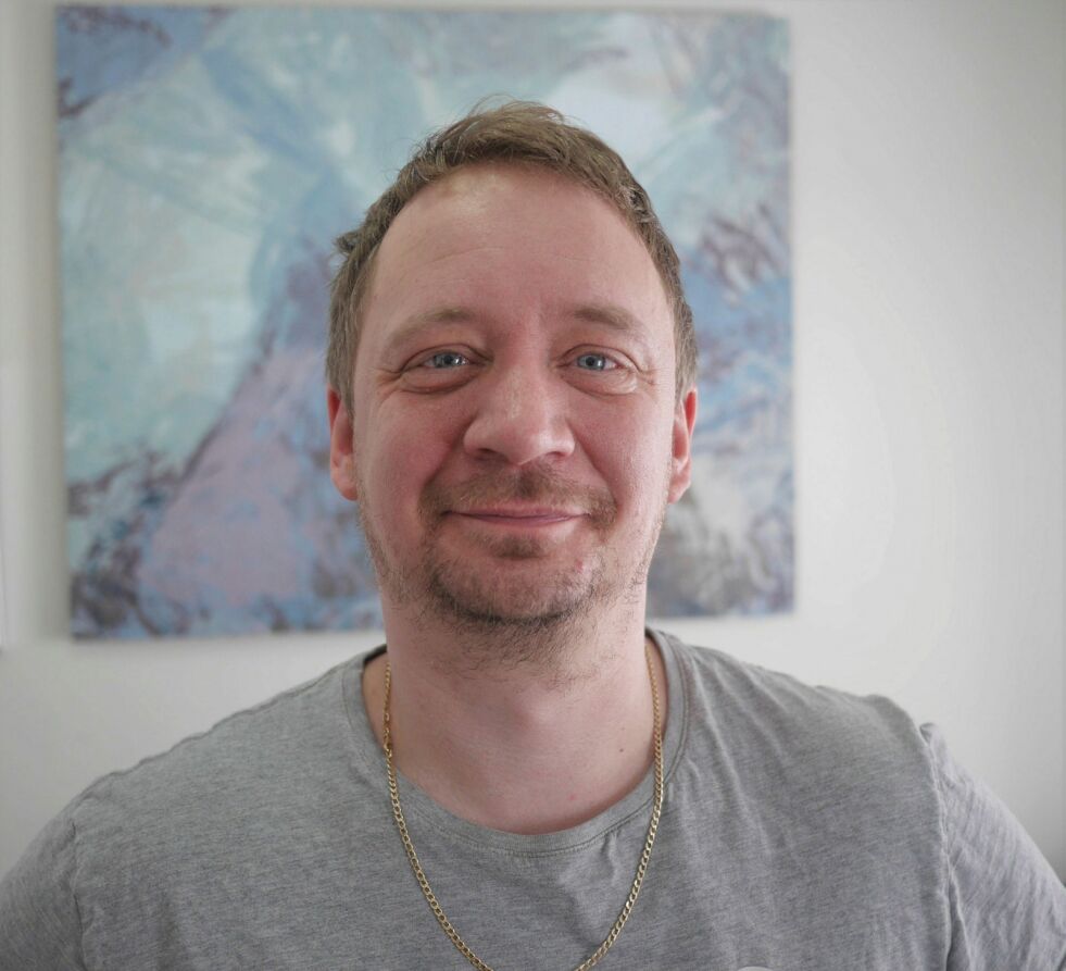 Hrafn Sigvaldason er dag­lig le­der for Esk­øy AS; et kyst­fis­ke­re­de­ri som har hatt fin ut­vik­ling de siste år­ene. FOTO: GEIR JO­HAN­SEN