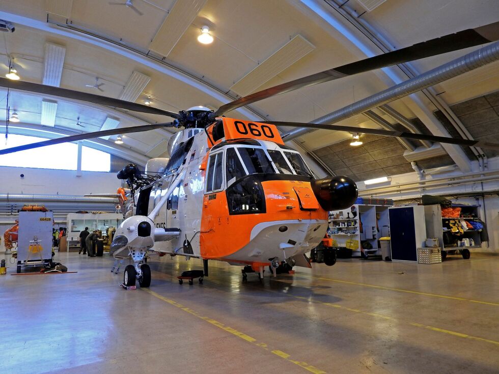 Sea King ble satt inn i søk etter den savnede mannen. Arkivfoto: Kristin Marie Ericsson