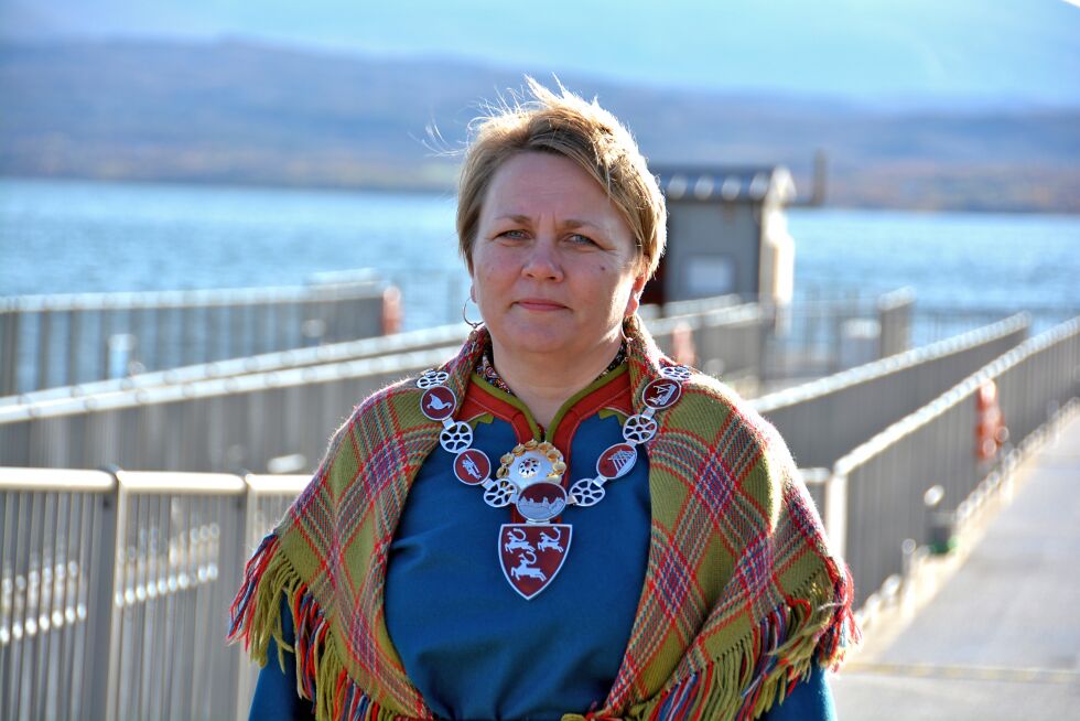 På vegne av lokalbefolkningen stiller ordfører Aina Borch (AP) krav om at Porsanger kommune må få økt innflytelse i forvaltningen av Stabbursdalen nasjonalpark og landskapsvernområde.
 Foto: Kristin Marie Ericsson