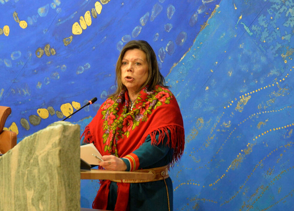 Sametingsrepresentant Gry Hege Warth (NkF) .
 Foto: Steinar Solaas