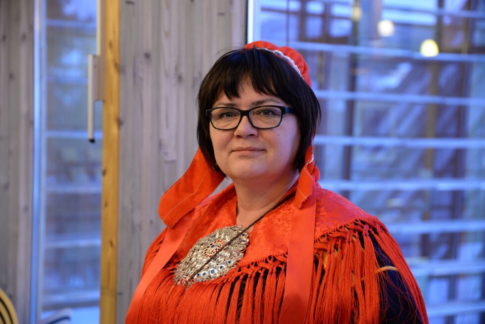 Mariann Wollmann Magga (Ap) stiller seg hoderystende til sametingsrådet.
 Foto: Steinar Solaas