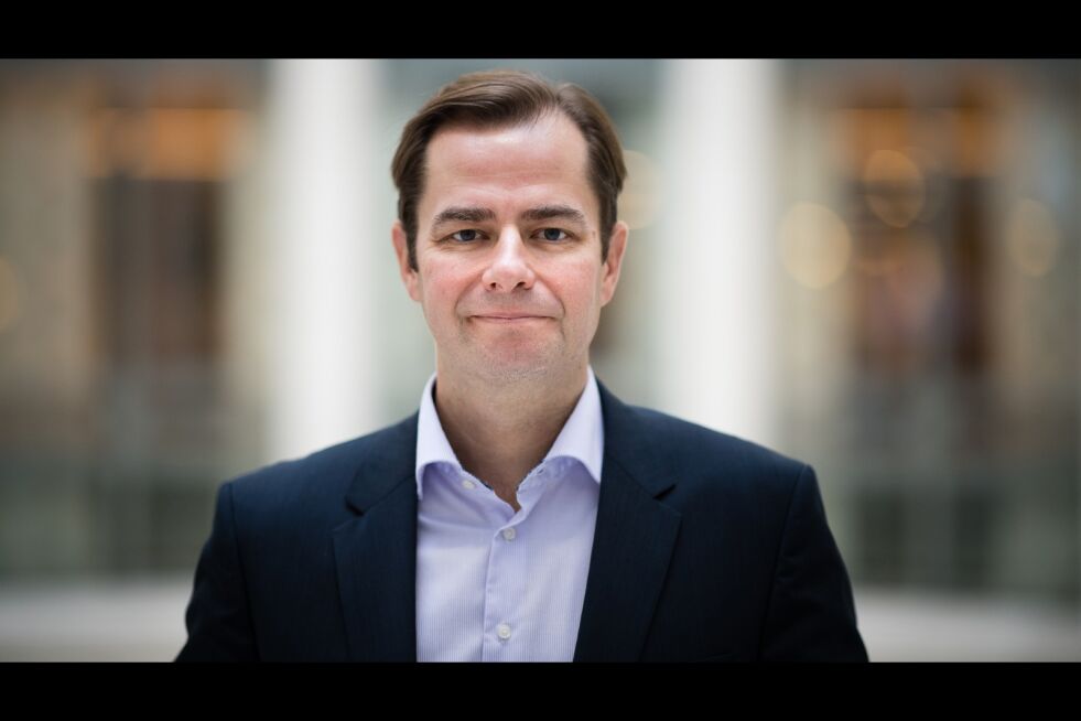 Lars Jacob Hiim (H) er statssekretær for statsråd Monica Mæland i Kommunal- og moderniseringsdepartementet.
 Foto: Tore Tandberg/KMD