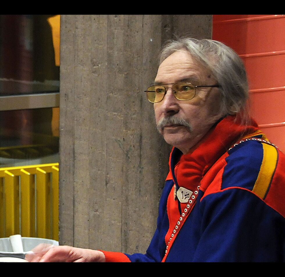 Aage Gaup hedres.
 Foto: Stein T Svala (arkiv)