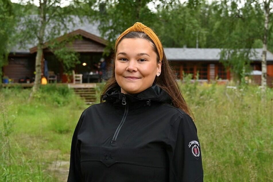 Inger-Helen Dyrstad (25), daglig leder i Stuenes lodge, Lakselv.
 Foto: Sara Olaussen Stensvold