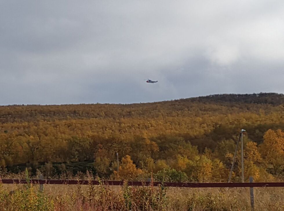 Seaking redningshelikopter har vært involvert i leteaksjonen, men den skal returnere til Banak igjen klokka 1000 i dag.
Foto: Arkiv
 Foto: Tom Hardy