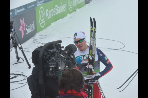 Helt til topps  i Toblach