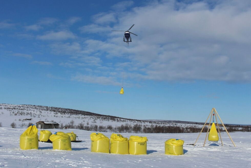 Bildet er fra beitekrisen i 2020, da det ble iverksatt storstilt uttransportering av fôr.
 Foto: Elise Embla Scheele