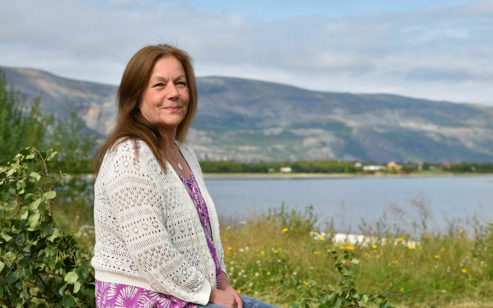 Wenche Johansen har ikke behov for å reise bort herfra.
 Foto: Sara Olaussen Stensvold